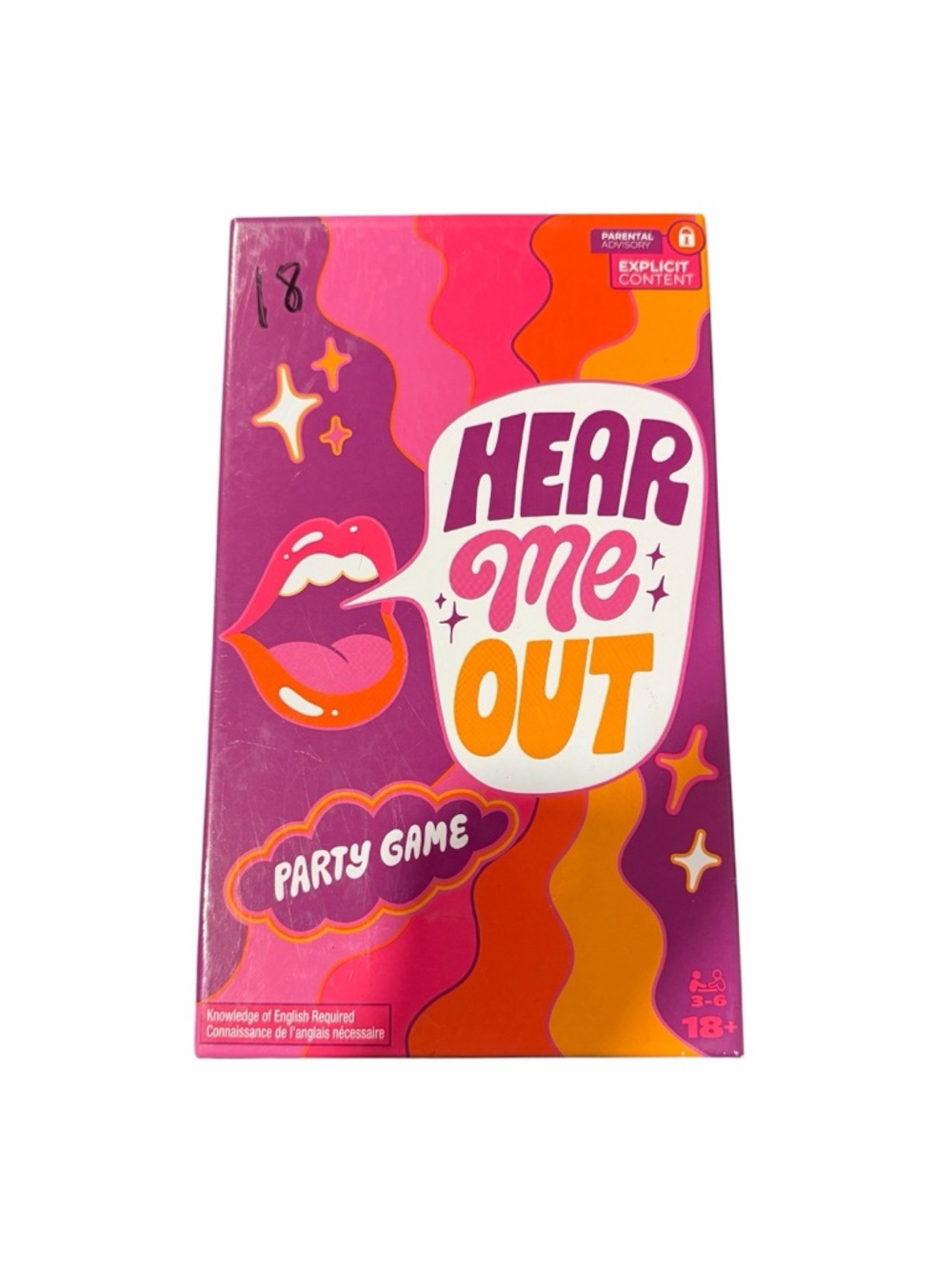 Hear Me Out Adult Party Card Game By Spin Master Games - Ages 18+ - NWT